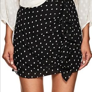 Barneys FiveSeventyFive Mini Skirt with Ruffle